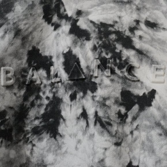 Balance Athletica Essence Cropped Sweatshirt, Tie Dye Poise Black & Whit… - Picture 4 of 12